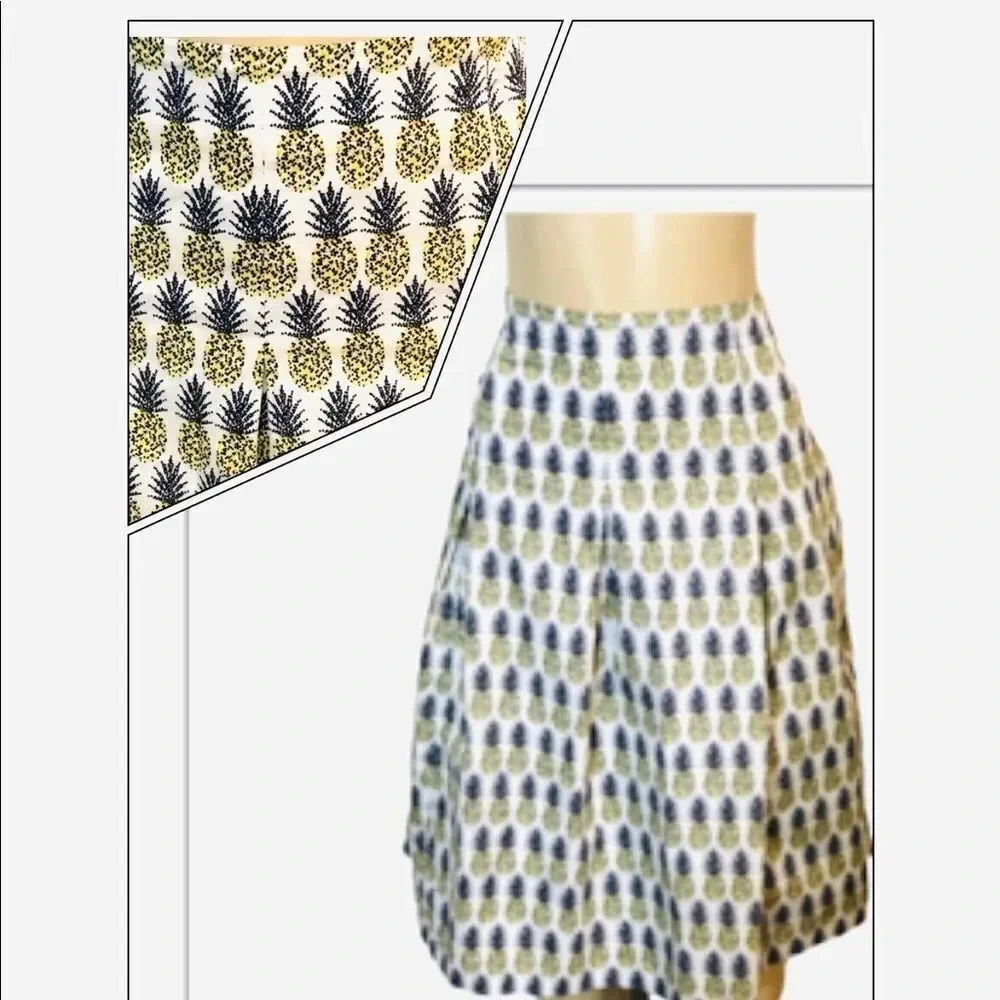 Charter Club Cottagecore white‎ and Yellow Bohemian skirt